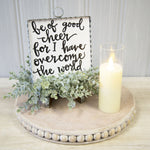 Load image into Gallery viewer, Be of Good Cheer for I Have Overcome the World John 13:63 Mini Print
