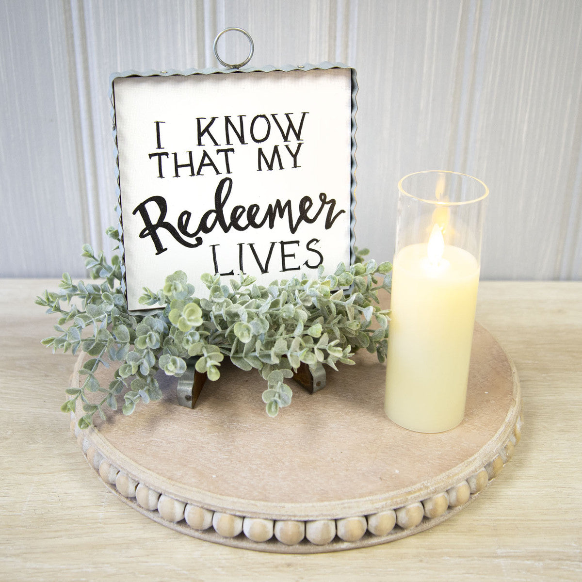 "My Redeemer Lives" Mini Print