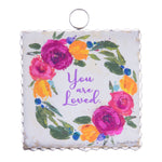 Load image into Gallery viewer, &quot;You Are Loved&quot; Galvanized Framed Mini Pic
