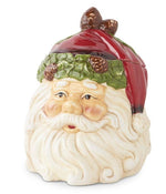 Load image into Gallery viewer, Set of Santa Face Cookie Jar and Salt &amp; Pepper Shakers
