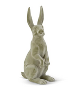 Load image into Gallery viewer, 17.25&quot; Green Velvet Sitting Bunny
