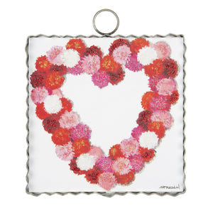 PomPom Heart Mini Print