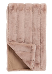 NEW! Blush Posh Faux Fur Throw