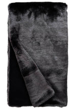 Load image into Gallery viewer, NEW! Graphite Mink Faux Fur Throw 60”x72”
