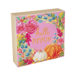 Load image into Gallery viewer, Mini Pink Hello Pumpkin Print
