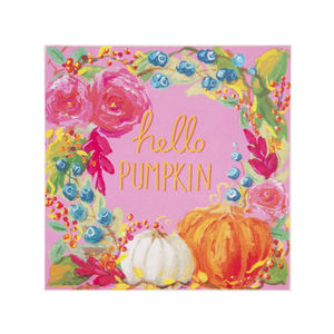 Mini Pink Hello Pumpkin Print