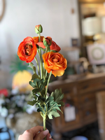 Load image into Gallery viewer, 26&quot; Artificial Orange Ranunculus
