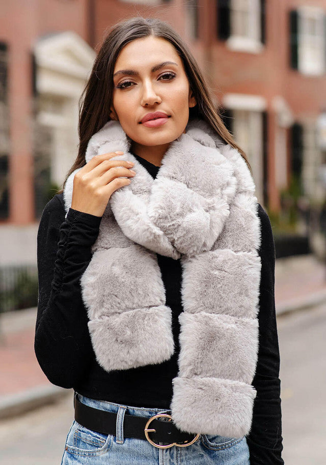 Posh Dove Faux Fur Scarf