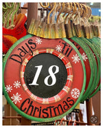 Load image into Gallery viewer, Days Til’ Christmas Chalk Center Ornament
