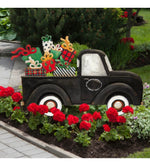 Load image into Gallery viewer, Farmhouse Black Pickup Truck Metal Stake
