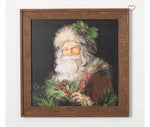 Load image into Gallery viewer, Wooden Santa Wall Art
