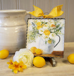 Load image into Gallery viewer, Lemon Summertime Galvanized Framed Mini Pic
