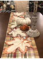 Load image into Gallery viewer, Plaid Table Runner
