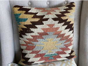 Aztec Kilim Pillow with Form