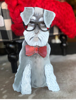 Load image into Gallery viewer, Valentine&#39;s Day: Schnauzer Dog with Glasses
