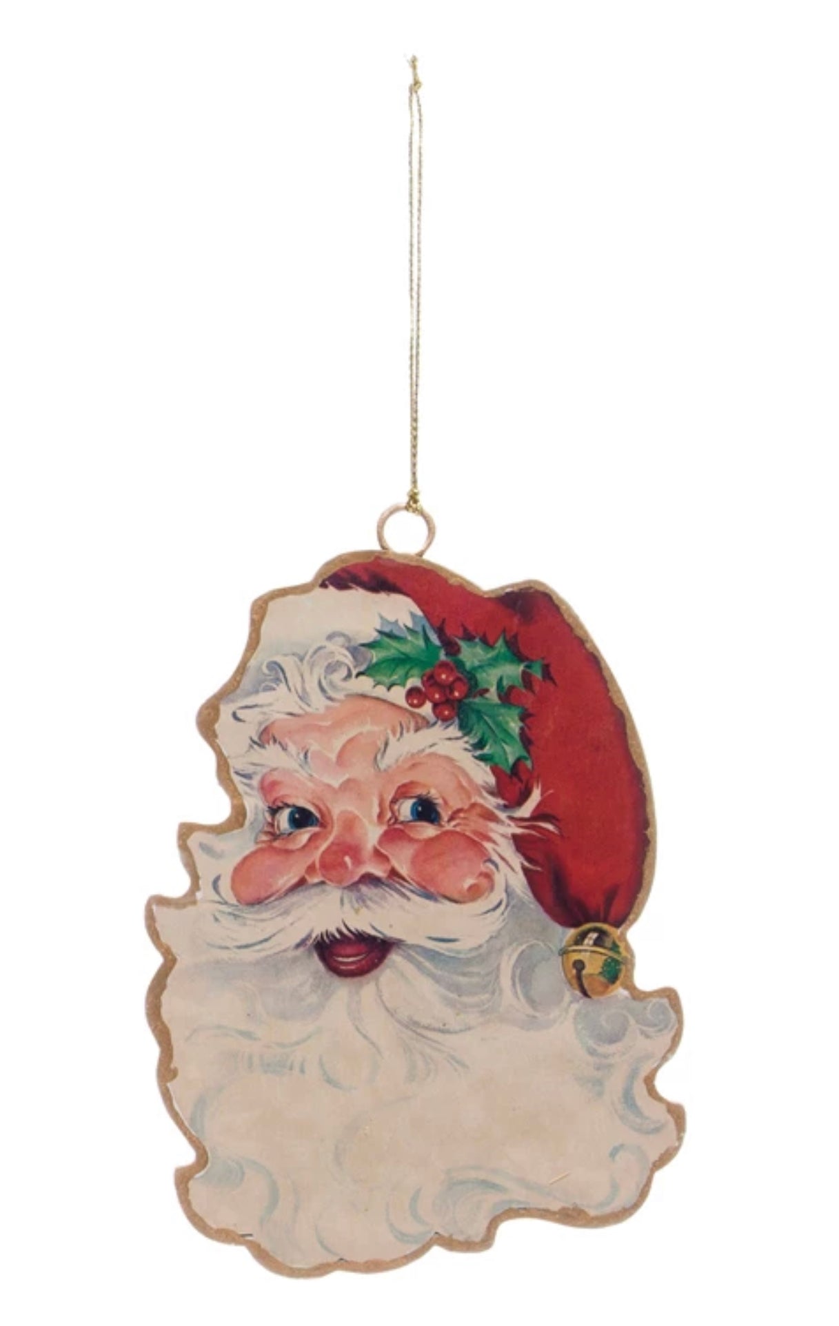 Vintage Style Santa Ornament