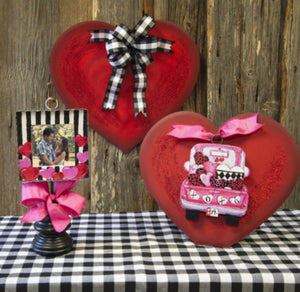 Red Display Heart for Mini Prints or Charms