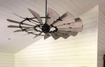 Load image into Gallery viewer, Oiled Bronze Windmill Indoor Ceiling Fan
