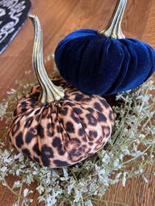 Leopard Stuffed Pumpkin