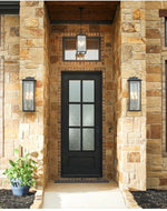 Load image into Gallery viewer, Quorum 7027-3-69 Westerly 3 Light 19 inch Noir Outdoor Wall Mount
