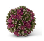 Load image into Gallery viewer, 4” Set of 3 Faux Kalanchoe Balls in Purple and Green
