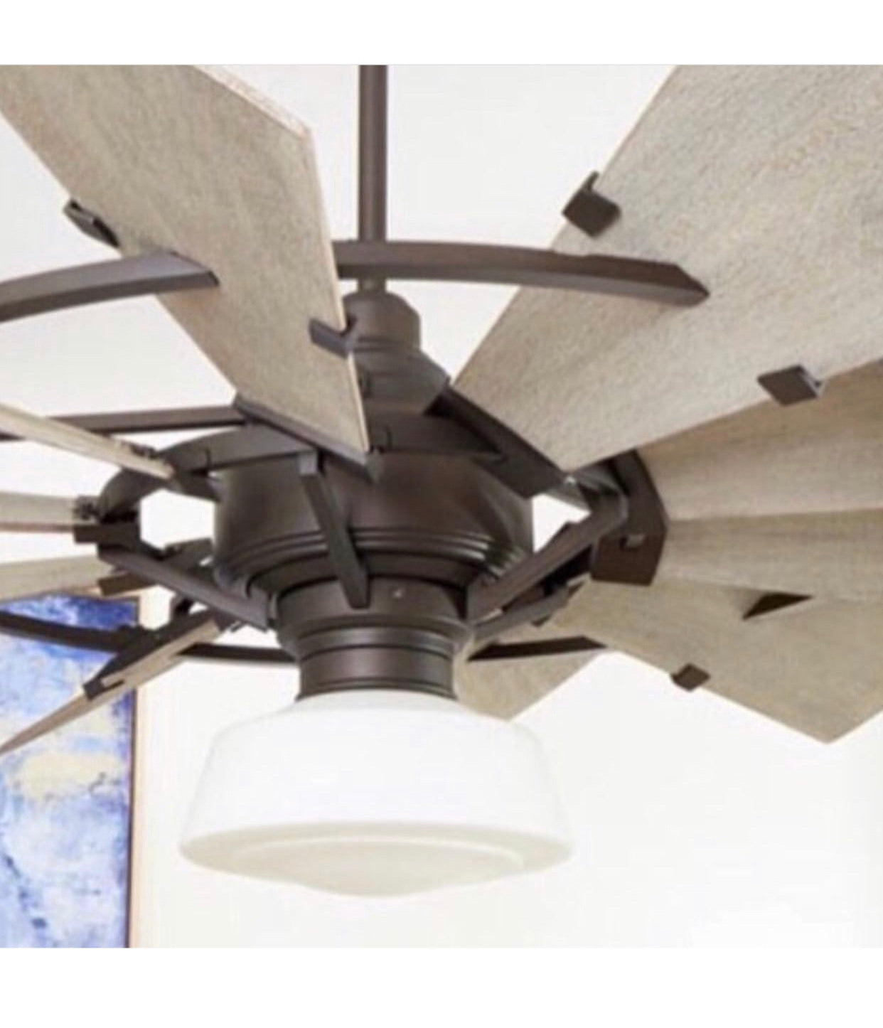 Oiled Bronze Windmill Indoor Ceiling Fan