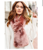 Load image into Gallery viewer, New! Rose Quartz Faux Fur Scarf
