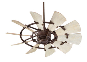 Oiled Bronze Windmill Indoor Ceiling Fan