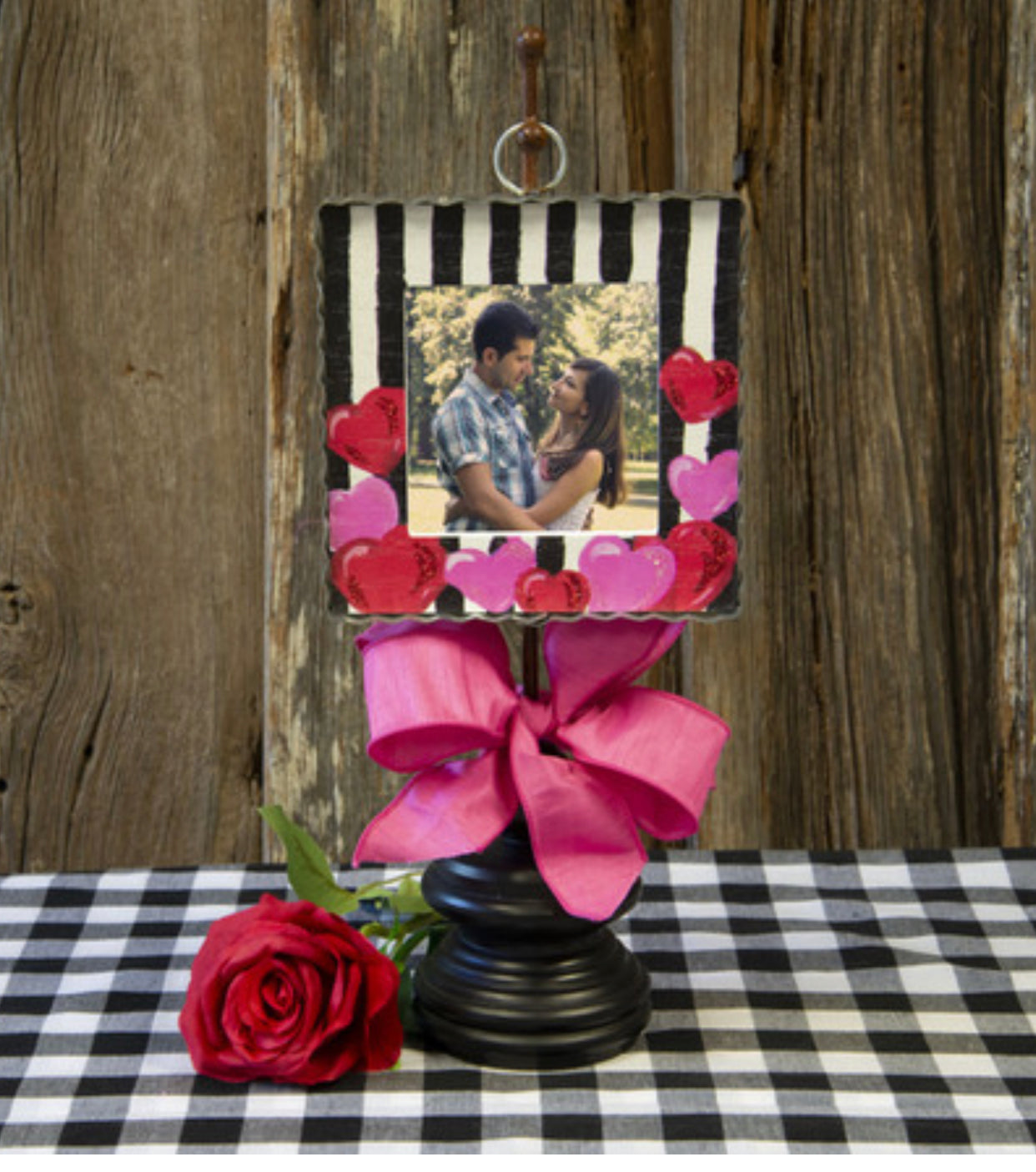 Picture Frame Hearts Mini Print