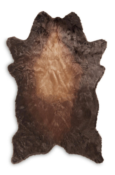 Fake Buffalo Rug Faux Buffalo Brown Hide Rug 58