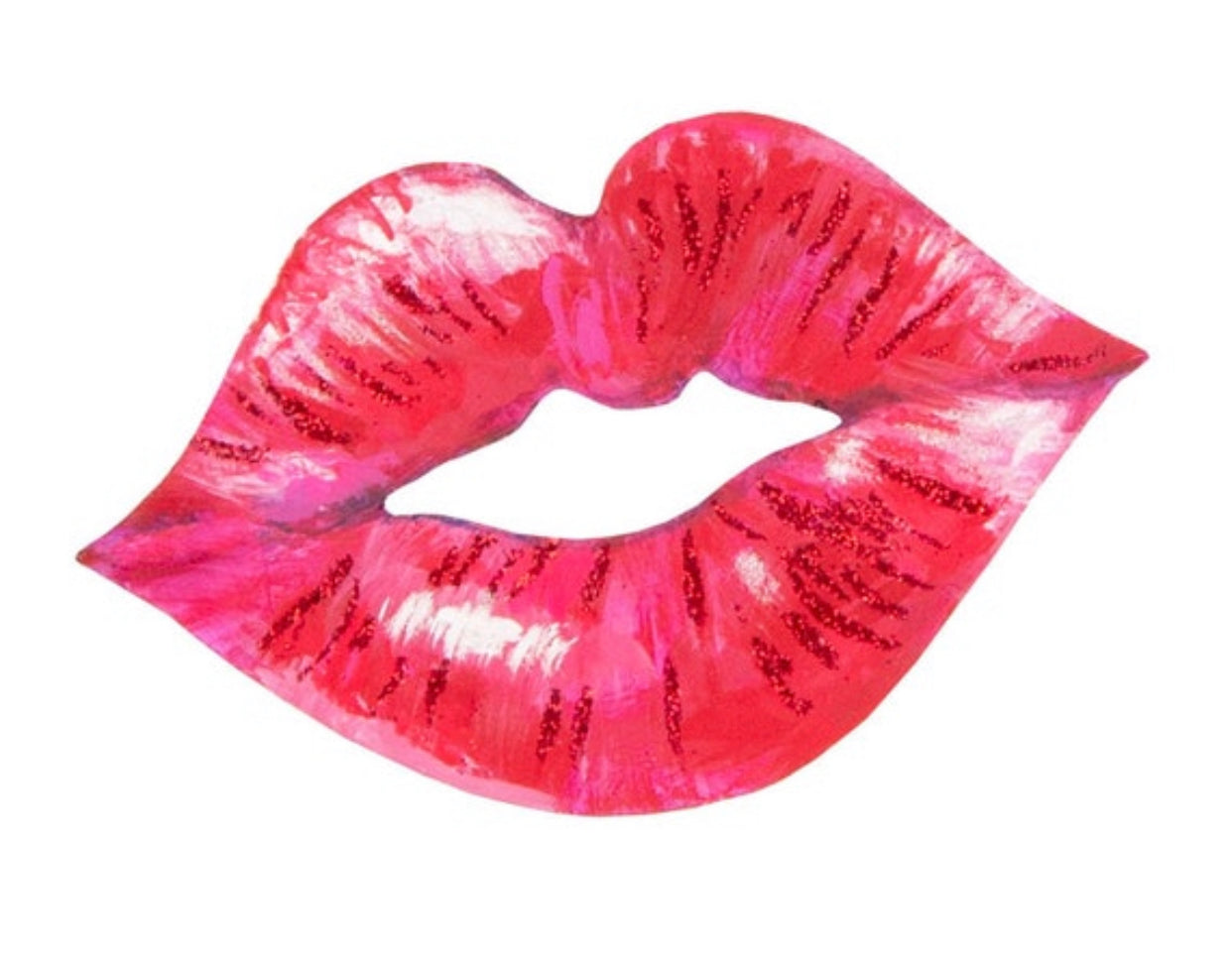 Hot Pink LIPS Magnet