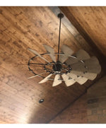 Load image into Gallery viewer, Oiled Bronze Windmill Indoor Ceiling Fan
