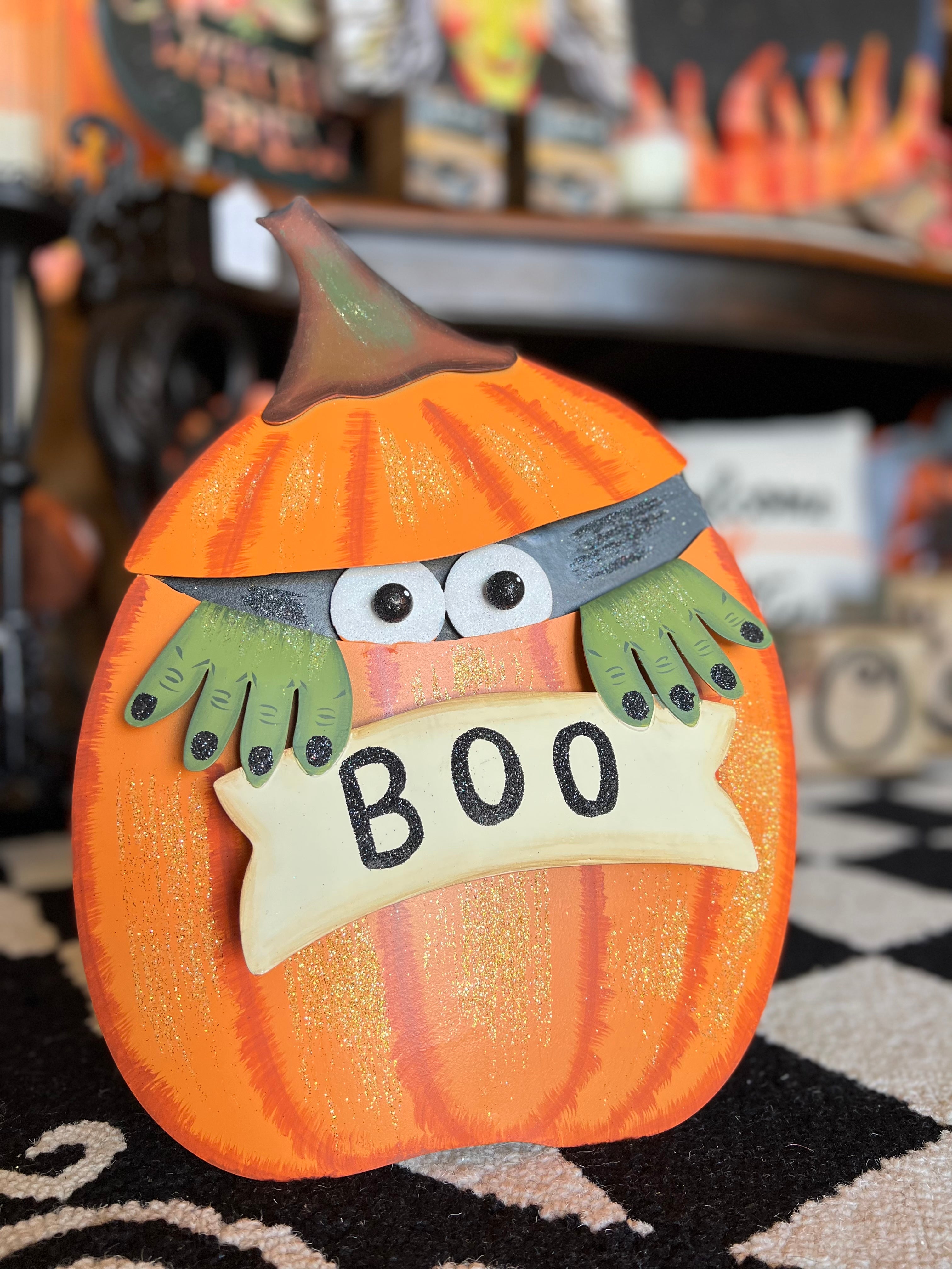 Boo Pumpkin with Creeper