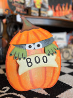 Load image into Gallery viewer, Boo Pumpkin with Creeper
