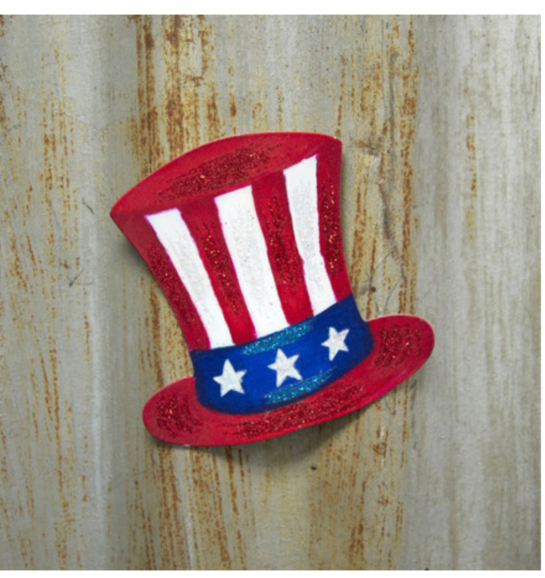 Uncle Sam Magnet in Red, White & Blue