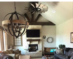 Load image into Gallery viewer, Oiled Bronze Windmill Indoor Ceiling Fan
