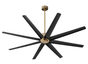 Aged Brass Fleet Fan - 72” DAMP Rated Fan