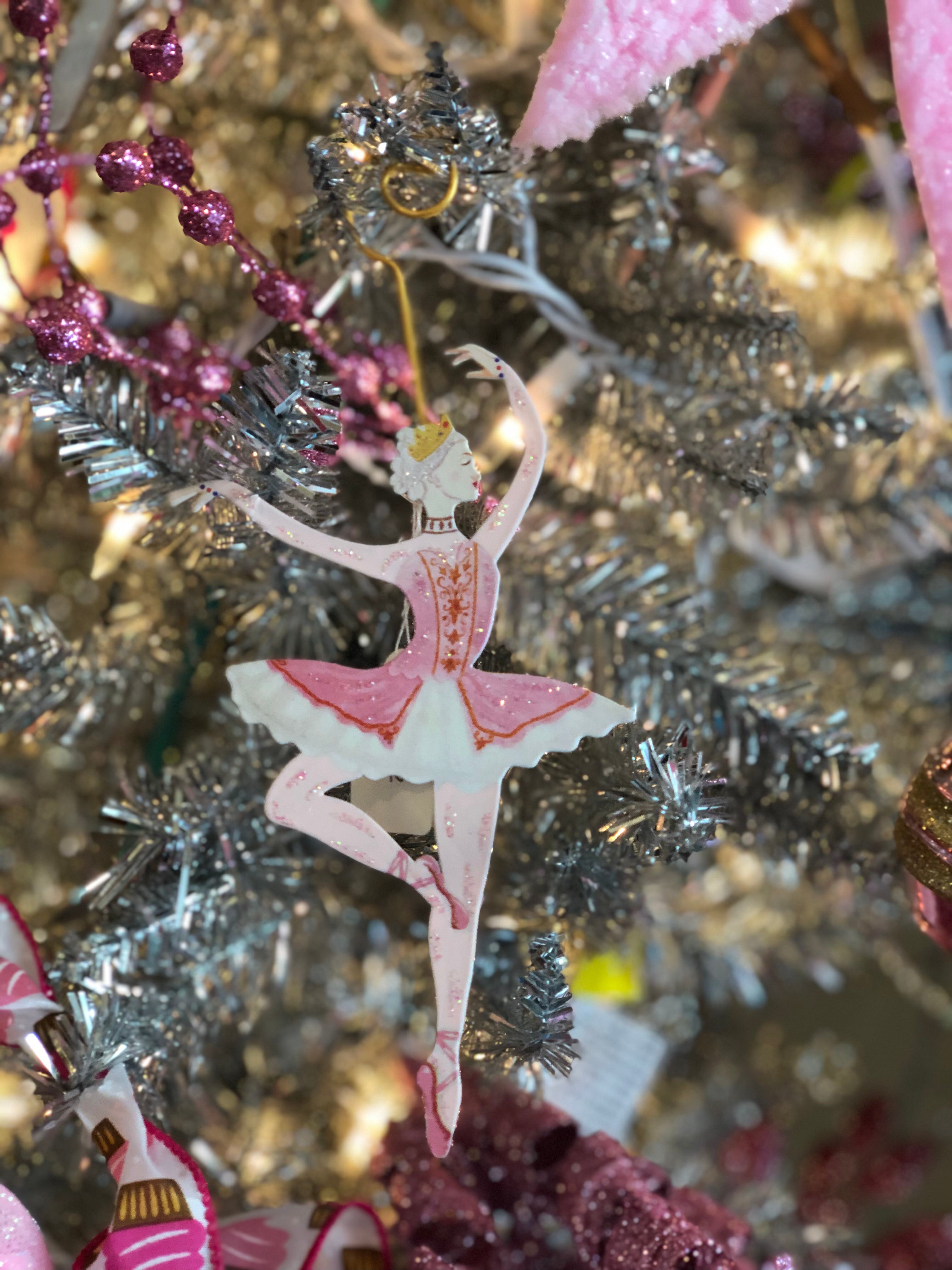 Pastel Collection Ballerina Ornament