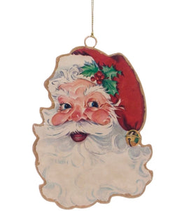 Vintage Style Santa Ornament