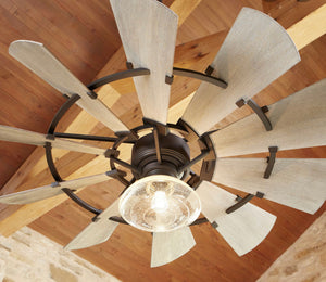 Oiled Bronze Windmill Indoor Ceiling Fan