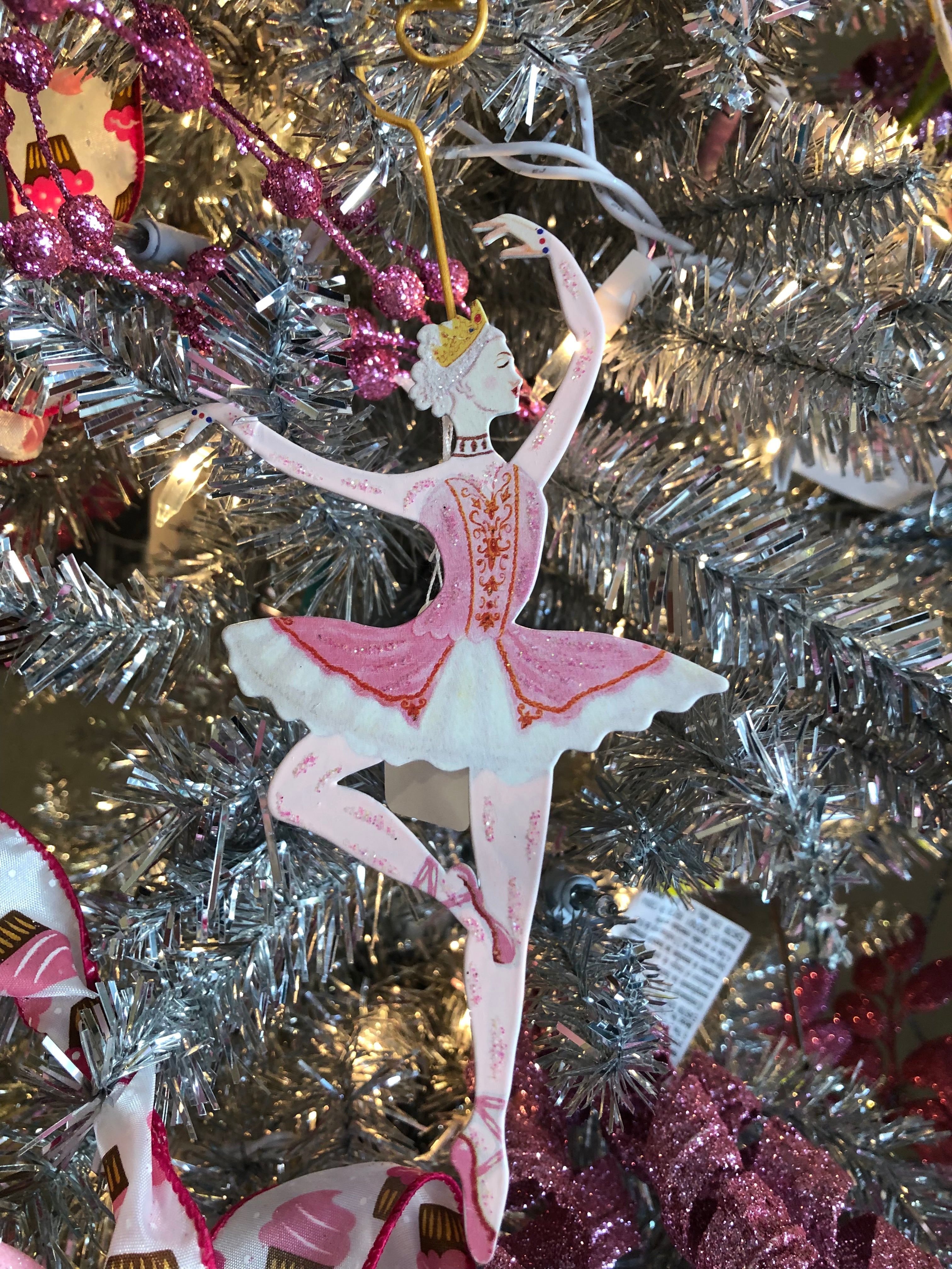 Pastel Collection Ballerina Ornament