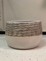 Load image into Gallery viewer, Set of 2 Short Stoneware Pots
