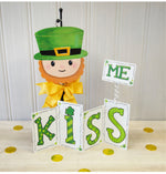 Load image into Gallery viewer, Leprechaun Metal Charm in Yellow and Green
