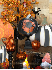 Fall/Halloween: Spider Luminary Pumpkin Light NOT included