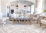 Load image into Gallery viewer, Natural Area Rug: Large Tile Pattern
