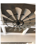 Load image into Gallery viewer, Oiled Bronze Windmill Indoor Ceiling Fan
