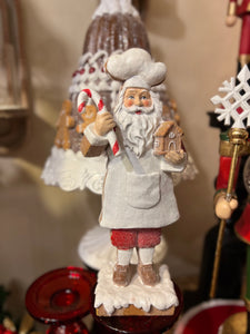 Baker Santa Clause Gingerbread Cookie w/ Candy