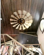 Load image into Gallery viewer, Oiled Bronze Windmill Indoor Ceiling Fan
