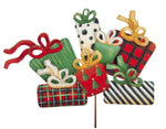 Load image into Gallery viewer, Pile of  Christmas Packages Metal Stake Outdoor or Indoor

