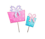 Load image into Gallery viewer, Pastel Pink, Blue Packages with Shimmer Finish Set of 2
